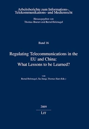 Seller image for Regulating Telecommunications in the EU and China : What Lessons to Be Learned? for sale by GreatBookPrices