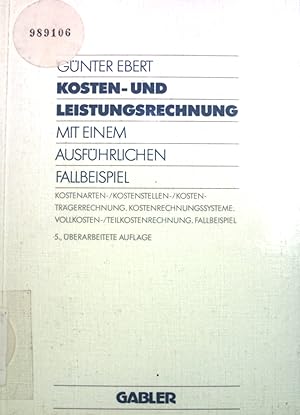 Bild des Verkufers fr Kosten- und Leistungsrechnung. Moderne Wirtschaftsbcher zum Verkauf von books4less (Versandantiquariat Petra Gros GmbH & Co. KG)