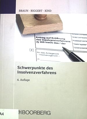 Immagine del venditore per Schwerpunkte des Insolvenzverfahrens. venduto da books4less (Versandantiquariat Petra Gros GmbH & Co. KG)