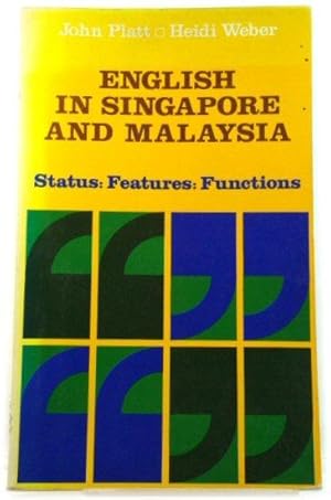 Bild des Verkufers fr English in Singapore and Malaysia: Status, Features, Functions zum Verkauf von PsychoBabel & Skoob Books