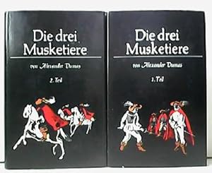 Bild des Verkufers fr Konvolut aus 2 Bnden! Die drei Muskertiere - 1. und 2. Teil. zum Verkauf von Antiquariat Kirchheim