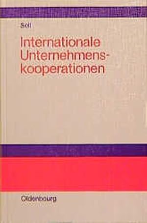Imagen del vendedor de Internationale Unternehmenskooperationen. a la venta por Antiquariat Bookfarm