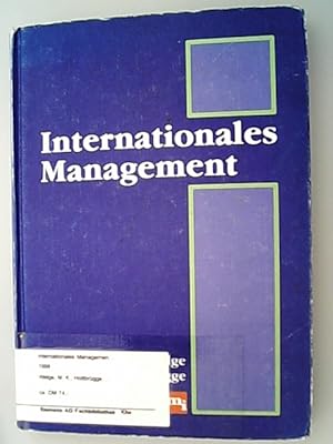 Image du vendeur pour Internationales Management. Martin K. Welge/Dirk Holtbrgge mis en vente par Antiquariat Bookfarm