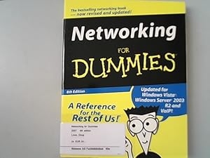 Bild des Verkufers fr Networking For Dummies. zum Verkauf von Antiquariat Bookfarm