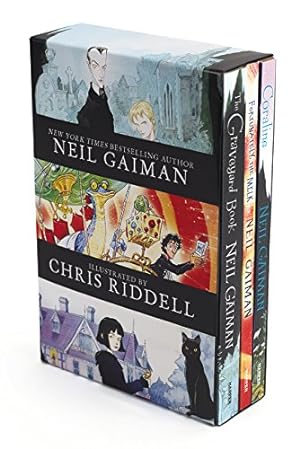 Bild des Verkufers fr Neil Gaiman/Chris Riddell 3-Book Box Set: Coraline; The Graveyard Book; Fortunately, the Milk by Gaiman, Neil [Paperback ] zum Verkauf von booksXpress