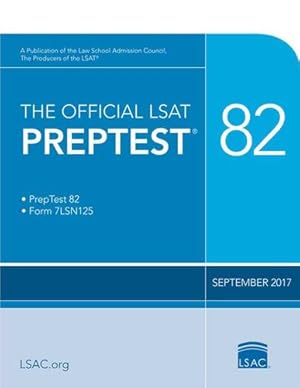 Image du vendeur pour The Official LSAT PrepTest 82: (Sept. 2017 LSAT) by Council, Law School Admission [Paperback ] mis en vente par booksXpress