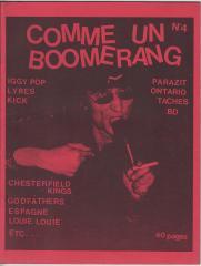 Comme un boomerang. N° 1 [Mars 86] à 4 [1987]. [Collection complète ?].