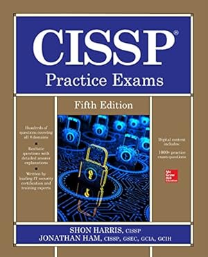 Immagine del venditore per CISSP Practice Exams, Fifth Edition by Harris, Shon, Ham, Jonathan [Paperback ] venduto da booksXpress