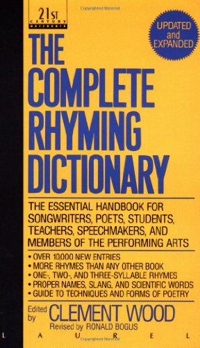 Immagine del venditore per The Complete Rhyming Dictionary: Including The Poet's Craft Book [Mass Market Paperback ] venduto da booksXpress