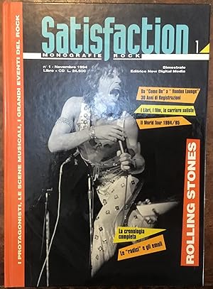 Satisfaction. Monografie Rock n.1 novembre 1994. NO CD