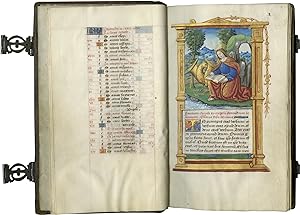 BOOK OF HOURS (Use of Rome); in Latin and French, illuminated manuscript on parchment