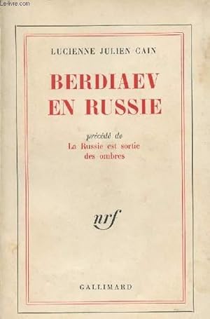 Imagen del vendedor de Berdiaev en Russie prcd de La Russie est sortie des ombres a la venta por Le-Livre