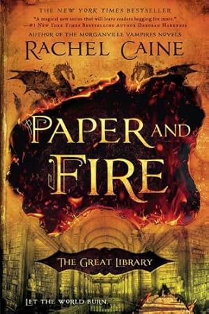 Imagen del vendedor de Paper and Fire (The Great Library) by Caine, Rachel [Paperback ] a la venta por booksXpress