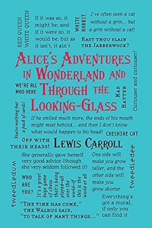 Seller image for Alice's Adventures in Wonderland and Through the Looking-Glass (Word Cloud Classics) by Carroll, Lewis [Paperback ] for sale by booksXpress