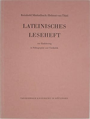 Seller image for Lateinisches Leseheft: Zur Einfuhrung in Palaographie und Textkritik for sale by Powell's Bookstores Chicago, ABAA