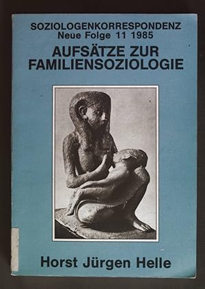 Seller image for Aufstze zur Familiensoziologie. Reihe: Soziologenkorrespondenz ; N.F., 11 for sale by books4less (Versandantiquariat Petra Gros GmbH & Co. KG)