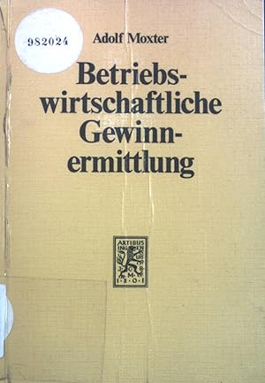 Bild des Verkufers fr Betriebswirtschaftliche Gewinnermittlung. zum Verkauf von books4less (Versandantiquariat Petra Gros GmbH & Co. KG)