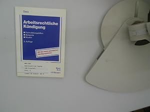 Seller image for Arbeitsrechtliche Kndigung : Formulierungshilfen, Beispiele, Muster ; [mit den neuen gesetzlichen Kndigungsfristen]. von Karlheinz Dietz / WRS-Mustertexte ; Bd. Nr. 8 for sale by Antiquariat Bookfarm