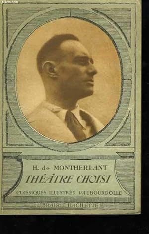 Seller image for H. de Montherlant. Thtre choisi for sale by Le-Livre