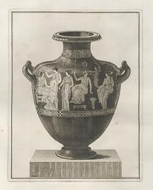 [Hydria attica, incisa dalla parte raffigurante Apollo, Eros e le Muse].