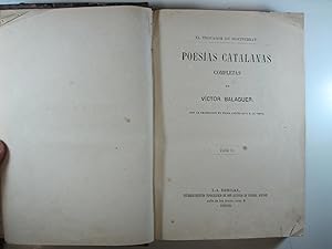 Seller image for POESIAS CATALANAS COMPLETAS.: TOMO 2 for sale by Costa LLibreter