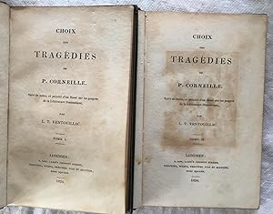 Imagen del vendedor de Choix des Tragedies de P. Corneille (2 Vol) a la venta por Doodletown Farm Books