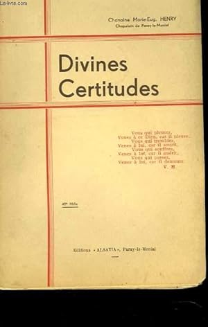 Divines certitudes