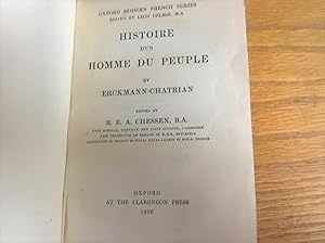 Histoire d'un Homme du Peuple - Oxford Modern French Series, 1906