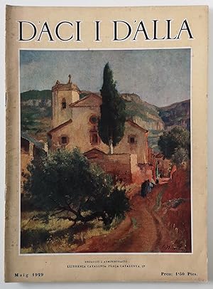 D'ACÍ I D'ALLÀ Nº.-137 Maig 1929 portada. J. Monbrú