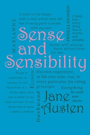 Bild des Verkufers fr Sense and Sensibility (Word Cloud Classics) by Austen, Jane [Paperback ] zum Verkauf von booksXpress