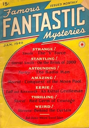 Seller image for Famous Fantastic Mysteries: January 1940 for sale by Ziesings