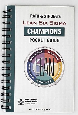Seller image for Rath & Strong's Lean Six Sigma Champions Pocket Guide for sale by Firefly Bookstore