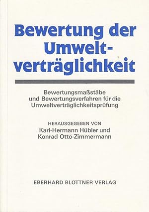 Image du vendeur pour Bewertung der Umweltvertrglichkeit: Bewertungsmassstbe und Bewertungsverfahren mis en vente par Die Buchgeister