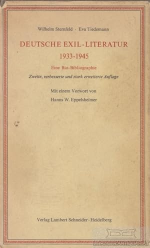 Deutsche Exil-Literatur 1933-1945 Eine Bio-Bibliographie