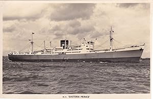MV Eastern Prince Vickers Armstrong Line Cargo Ship Postcard