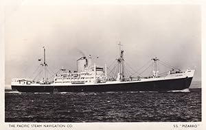 SS Pizarro Pacific Steam Navigation Company Ship Old RPC Postcard