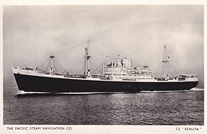 SS Kenuta Pacific Steam Navigation Company Ship Old RPC Postcard