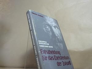 Imagen del vendedor de Entscheidung fr das Christentum der Zukunft. Friedrich Rittelmeyer - Leben und Werk. a la venta por BuchKaffee Vividus e.K.
