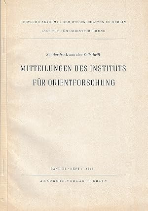 Seller image for Die liegende und geflgelte weibliche Sphinx des Neuen Reiches. (Mitteilungen des Instituts fr Orientforschung). for sale by Librarium of The Hague