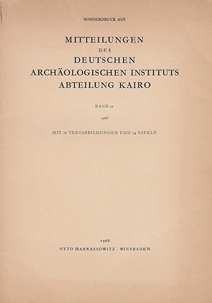 Seller image for Demotische Texte aus Pathyris. (Mitteilungen des Deutschen Archologischen Instituts, Abteilung Kairo). for sale by Librarium of The Hague