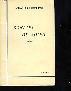 Seller image for Sonates de soleil. Pomes for sale by Le-Livre