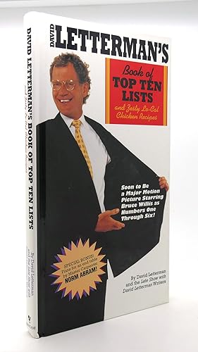 Seller image for DAVID LETTERMAN'S BOOK OF TOP TEN LISTS for sale by Rare Book Cellar