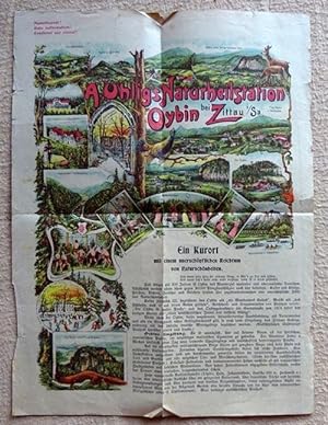 Bild des Verkufers fr Werbeblatt "A. Uhlig's Naturheilstation Oybin bei Zittau i. Sachsen" zum Verkauf von ANTIQUARIAT H. EPPLER