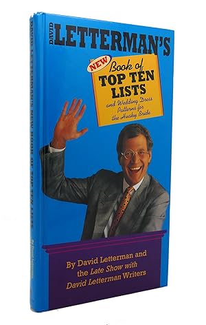 Seller image for DAVID LETTERMAN'S BOOK OF TOP TEN LISTS And Wedding Dress Patterns for the Husky Bride for sale by Rare Book Cellar
