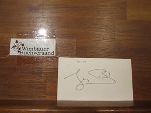 Bild des Verkufers fr George Porter Nobelpreis fr Chemie 1967 // Autogramm Autograph signiert signed signee zum Verkauf von Antiquariat im Kaiserviertel | Wimbauer Buchversand