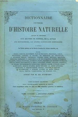 Dictionnaire universel d'histoire naturelle, servant de complément aux oeuvres de Buffon, de G. C...