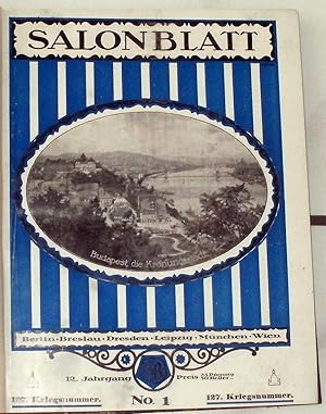 SALONBLATT 12. Jahrgang 1917 (Hefte 1 - 26) - Moderne illustrierte Wochenschrift für Gesellschaft...