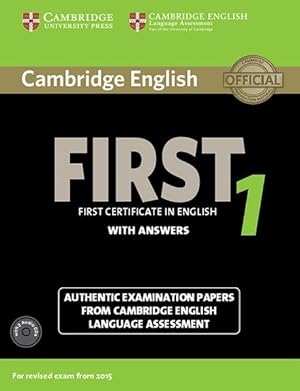 Cambridge English First 1 for updated exam: Student's Book with answers and 2 Audio-CDs