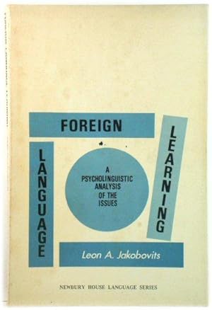 Bild des Verkufers fr Foreign Language Learning: A Psycholinguistic Analysis of the Issues zum Verkauf von PsychoBabel & Skoob Books