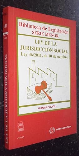 Imagen del vendedor de Ley de la jurisdiccin social. Ley 36/2011, de 10 de octubre a la venta por Librera La Candela